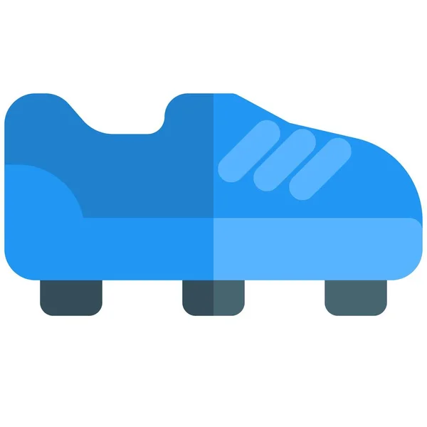 Chaussures Football Avec Pointes Fond Pour Minimiser Les Frottements — Image vectorielle