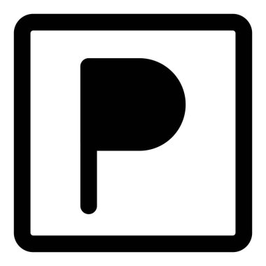 Otel otoparkı için park tabelası.