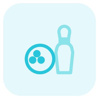 Bowling için parmak desteğiyle sert top.