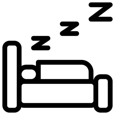 Z ile otel odasında uyuyan bir turist.