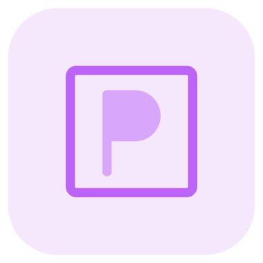 Otel otoparkı için park tabelası.