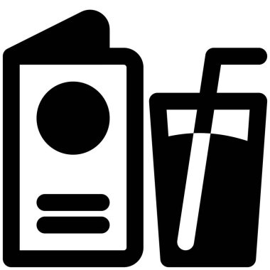 Restoran ve kulüplerde satılan içecekler için menü çizelgesi