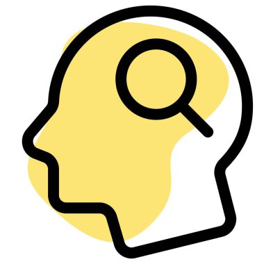 Bilgi, başarı için bir anahtar. İnsan kafası düzeni.