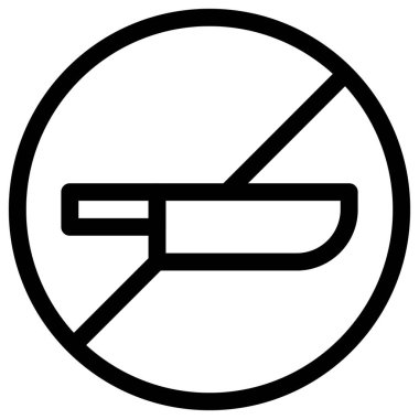 Restoranda bıçak ve kesici aletler yasaktır.