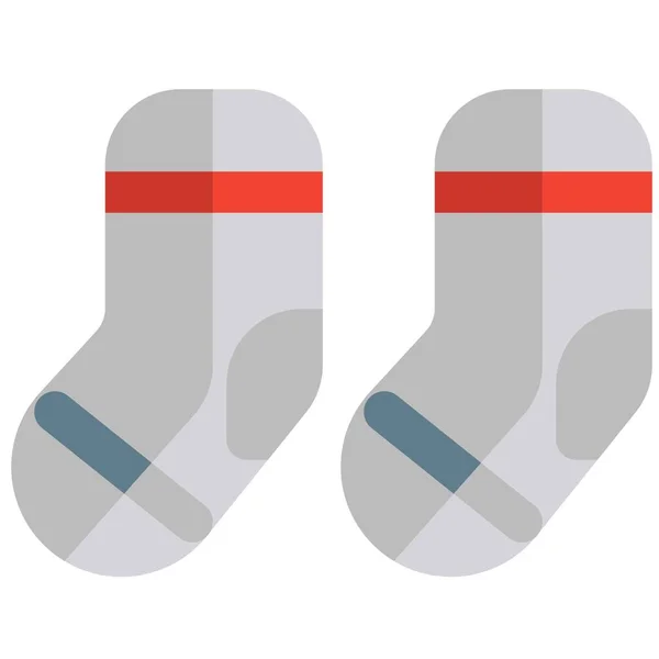 Çoraplar Bir Çamaşır Makinesinde Temizlenip Yıkanır — Stok Vektör