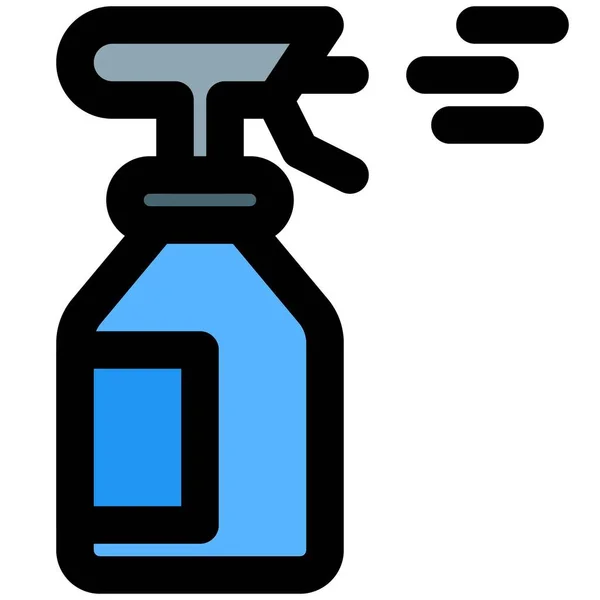 Fragrância Spray Ambientador Usado Roupa Serviço — Vetor de Stock