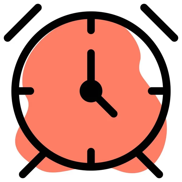 Relógio Alarme Para Ser Notificado Pela Manhã Cedo — Vetor de Stock