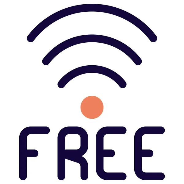 Wifi Gratuit Disponible Dans Restaurant Les Clubs — Image vectorielle