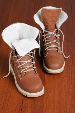 Çift kat yakın çekim üzerinde yeni ayakkabı