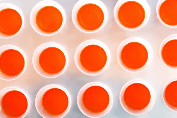 Abstract still life with orange circles — Stock Photo, Image