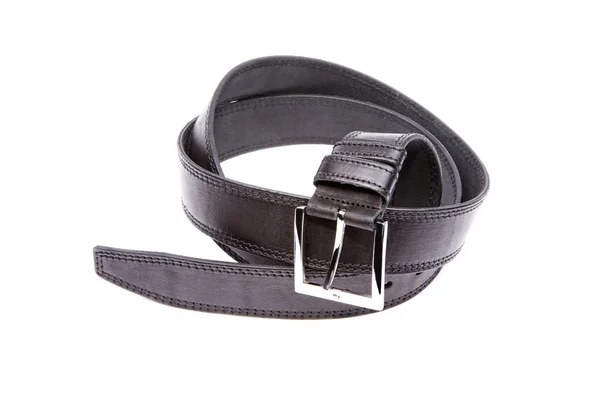 Man's fashion belt isolated on a white background — Stock Photo, Image