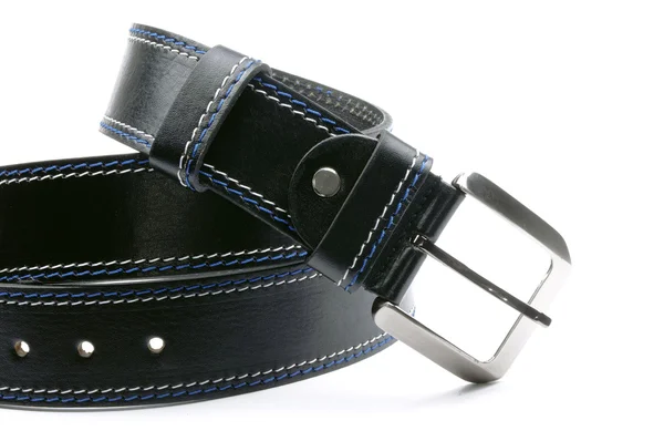 Man's fashion belt isolated on a white background — Stock Photo, Image