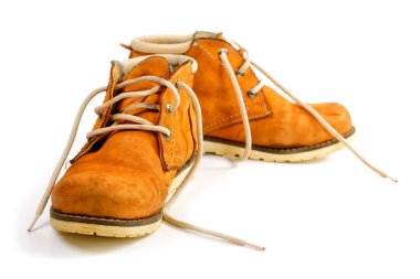 Beyaz arka plan üzerinde izole kadın çizme