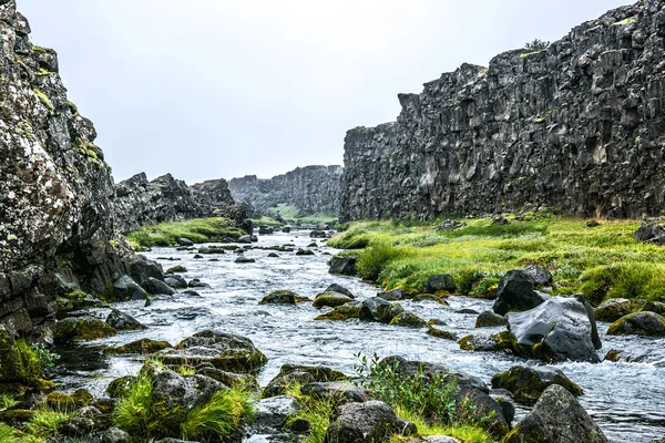 Szybko islandzki strumienia — Zdjęcie stockowe