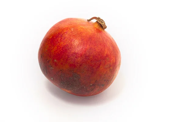 This pomegranate fruit on a white background,  clipping path. — Stock Photo, Image