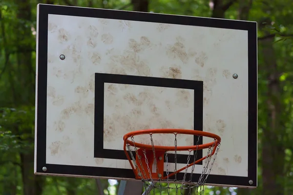 Basketball backboard — Stock Photo, Image