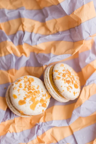 A cookie-k színes macaron — Stock Fotó