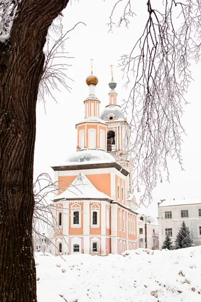 Winter church — Stock Photo, Image