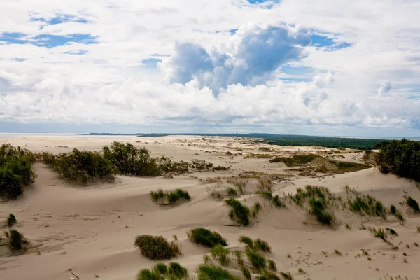 Sanddünen und Meer — Stockfoto