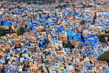 Jodhpur Mavi Şehir, Rajasthan, Hindistan