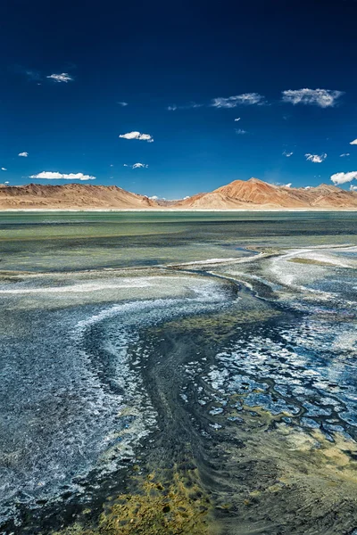 Bergsee tso kar im Himalaya — Stockfoto