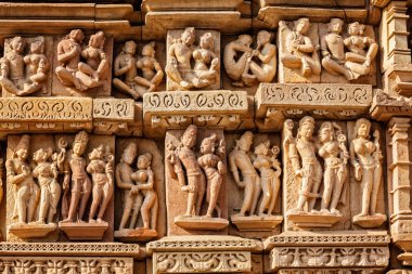 Adinath Jain Tapınağı, Khajuraho heykeller