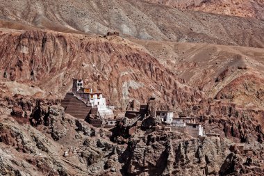 Basgo Manastırı. Ladakh, Hindistan