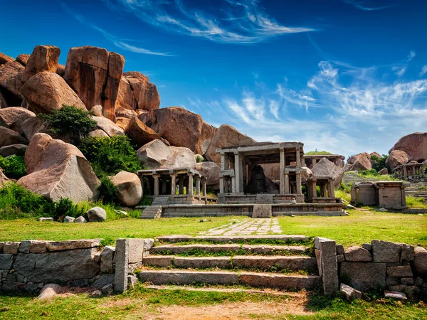 Zříceniny v Hampi — Stock fotografie