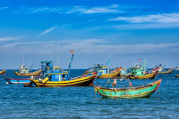 Balıkçı tekneleri Vietnam — Stok fotoğraf