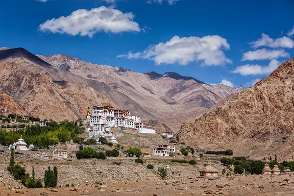 Likir Gompa Tibetli Budist manastır Himalayalar