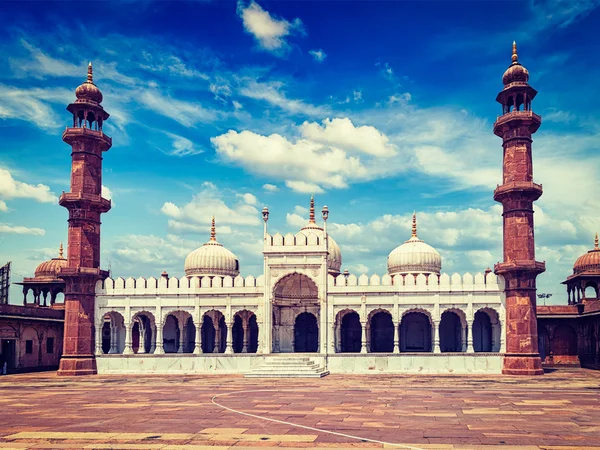 Moti masjid perlmoschee, bhopal, indien — Stockfoto