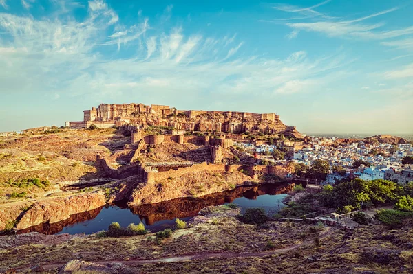 Mehrangarh fort, jodhpur, rajasthan, Indien — Stockfoto