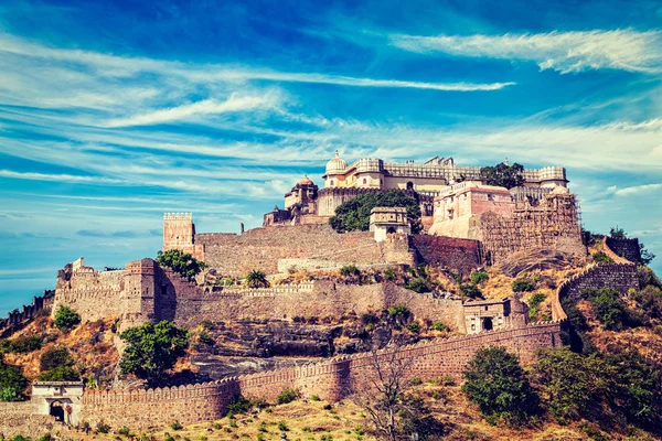 Kumbhalgarh fort, Indien — Stockfoto