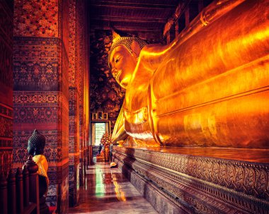 Reclining Buddha, Thailand clipart