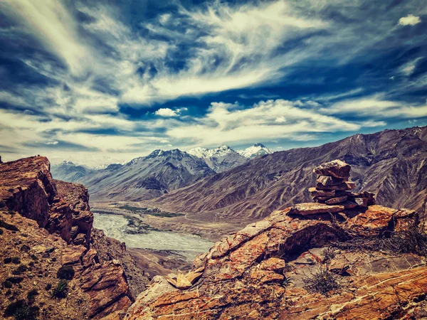 Valle di Spiti in Himalaya — Foto Stock