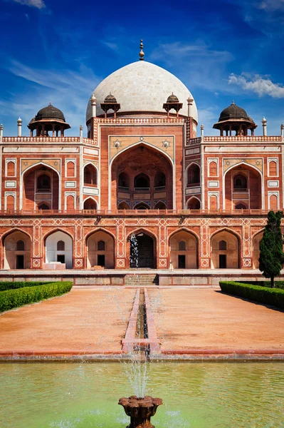 Humayuns Mezarı. Delhi, Hindistan — Stok fotoğraf