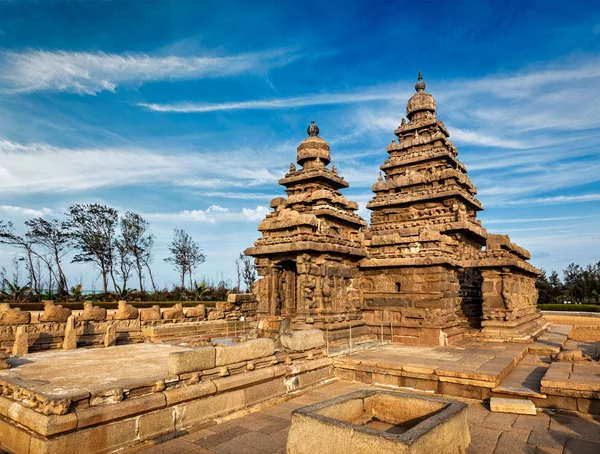 Shore temple - World heritage site in Mahabalipuram, Tamil Nad — Stock Photo, Image