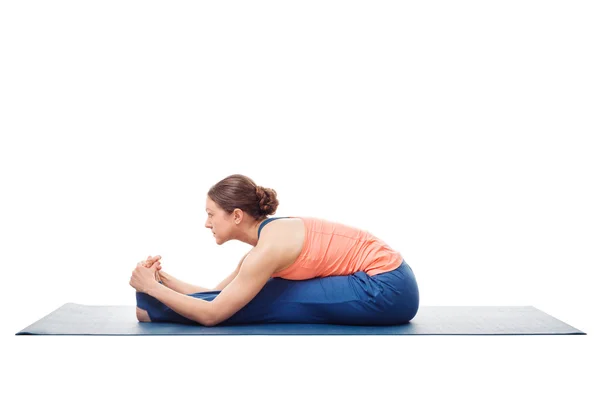 Sporty woman doing Ashtanga Vinyasa yoga asana — Stock Photo, Image