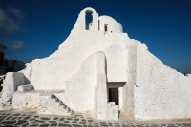 Mykonos adasındaki Chora kasabasında Yunan Ortodoks Kilisesi
