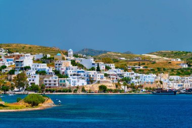 Adamantas Adamas liman kenti Milos Adası, Yunanistan