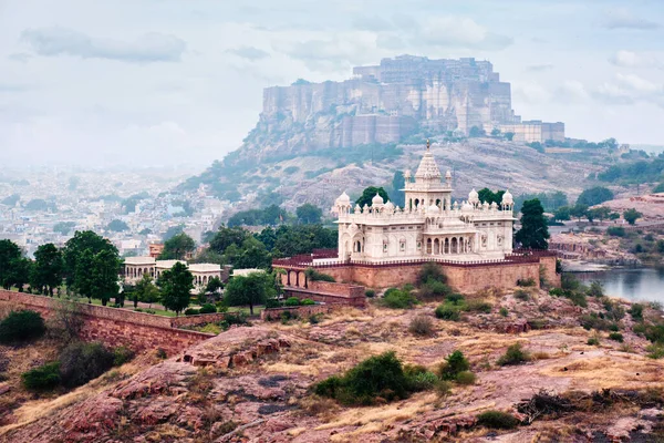 Mausoleo di Jaswanth Thada, Jodhpur, Rajasthan, India — Foto Stock