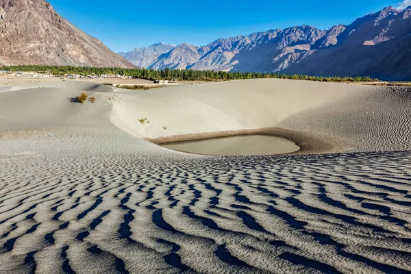 Dunas de areia em Himalaia — Fotografia de Stock