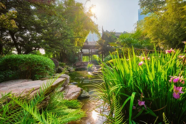 Wangjianglou park. Chengdu, Sichuan, Çin — Stok fotoğraf