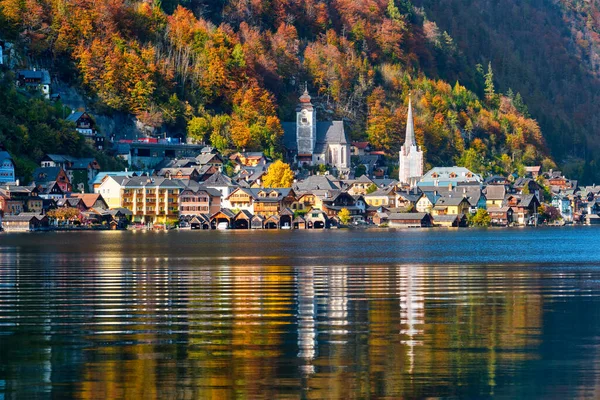 Aldeia Hallstatt, Áustria — Fotografia de Stock