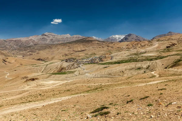 Veduta della valle di Spiti in Himalaya — Foto Stock