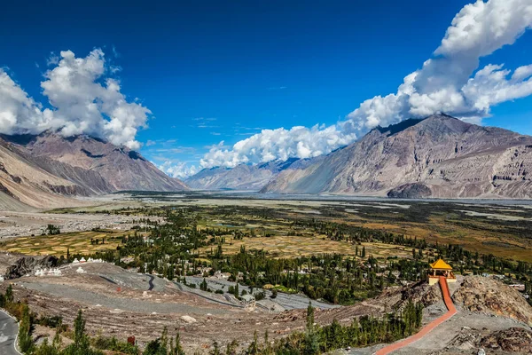 Himalayalar 'daki Nubra Vadisi. Ladakh, Hindistan — Stok fotoğraf