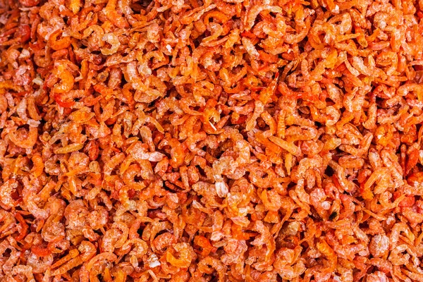 Dried shrimps close up — Stock Photo, Image