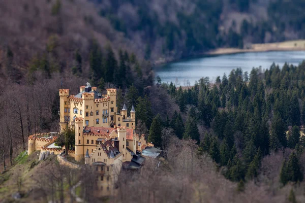 Hohenschwangau vár, Németország — Stock Fotó