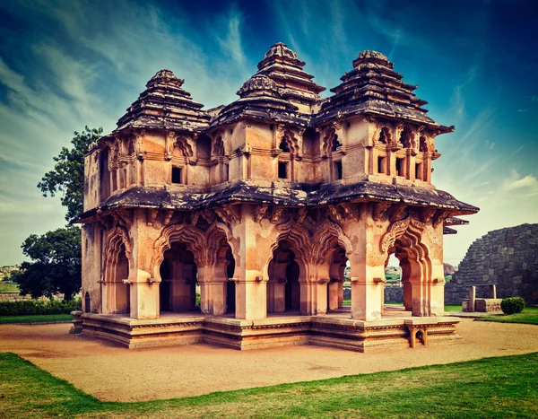 Palazzo Lotus Mahal rovina in Hampi — Foto Stock