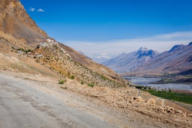Kı Manastırı. Spiti Vadisi, Hindistan
